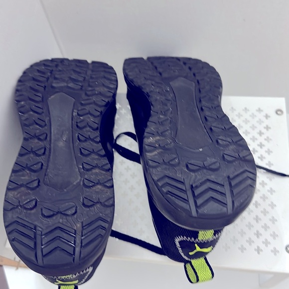 PUMA TWITCH RUNNER TRAIL LOW BLACK LIME SQUEEZE Athletic Sneakers Size 11 - Picture 6 of 7